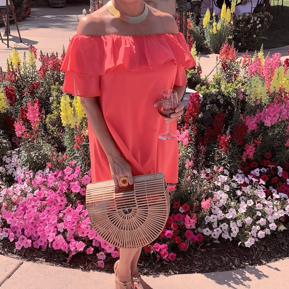 Off the shoulder dress